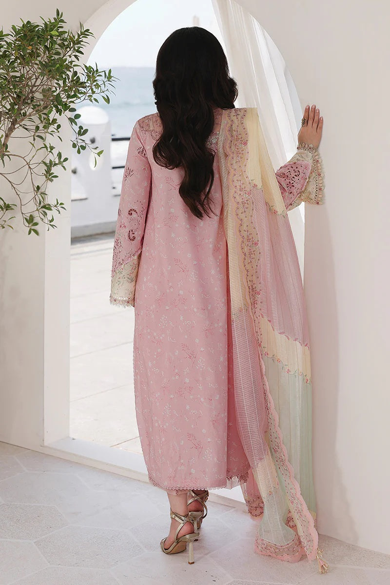 Qalamkar Sahil - Luxury Lawn Embroidered 3 Piece Unstitched - Haniya