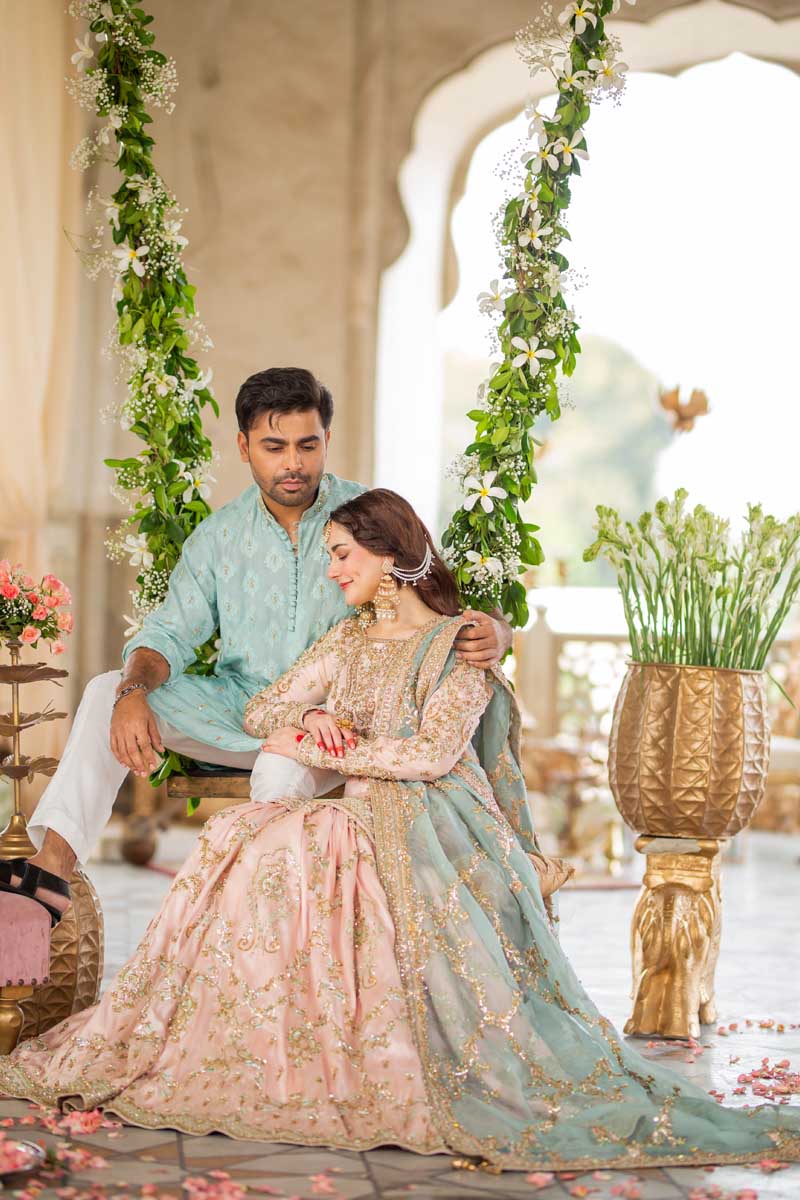 Maha Wajahat Net Embroidered Luxury Wedding Festive Unstitched Collection Mahi