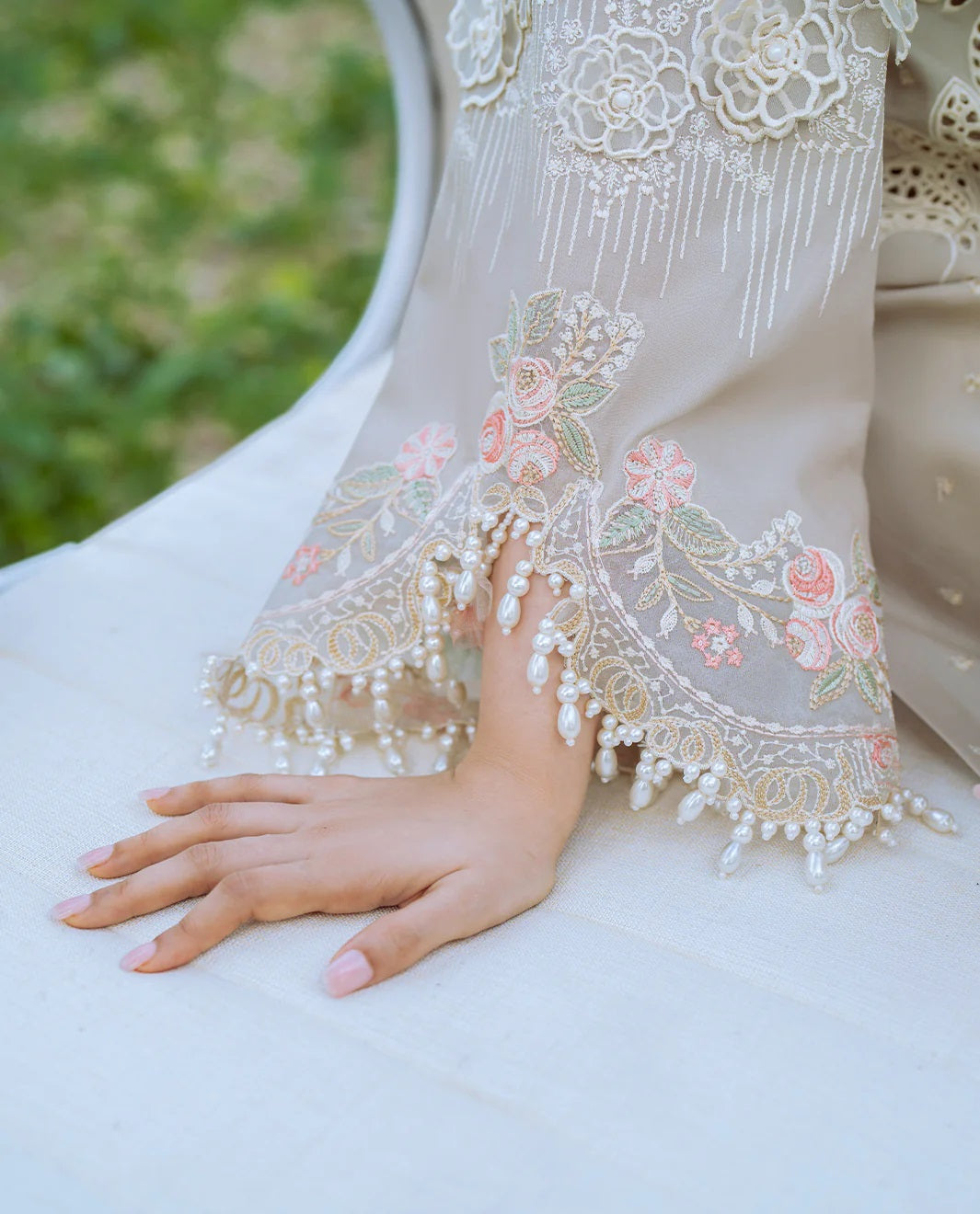 Bin Ilyas Luxury Embroidered Lawn Unstitched 3 Piece