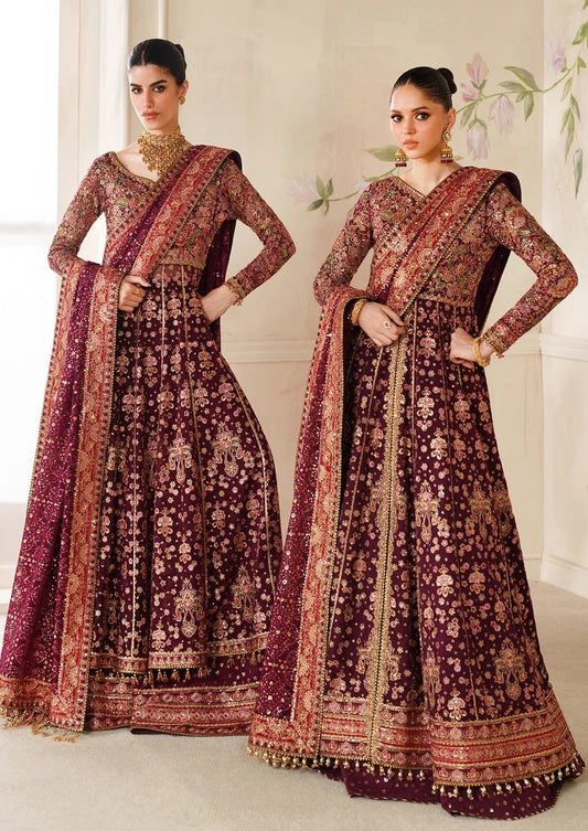 Baroque Luxury Chiffon Embroidered Unstitched 3Pc Suit