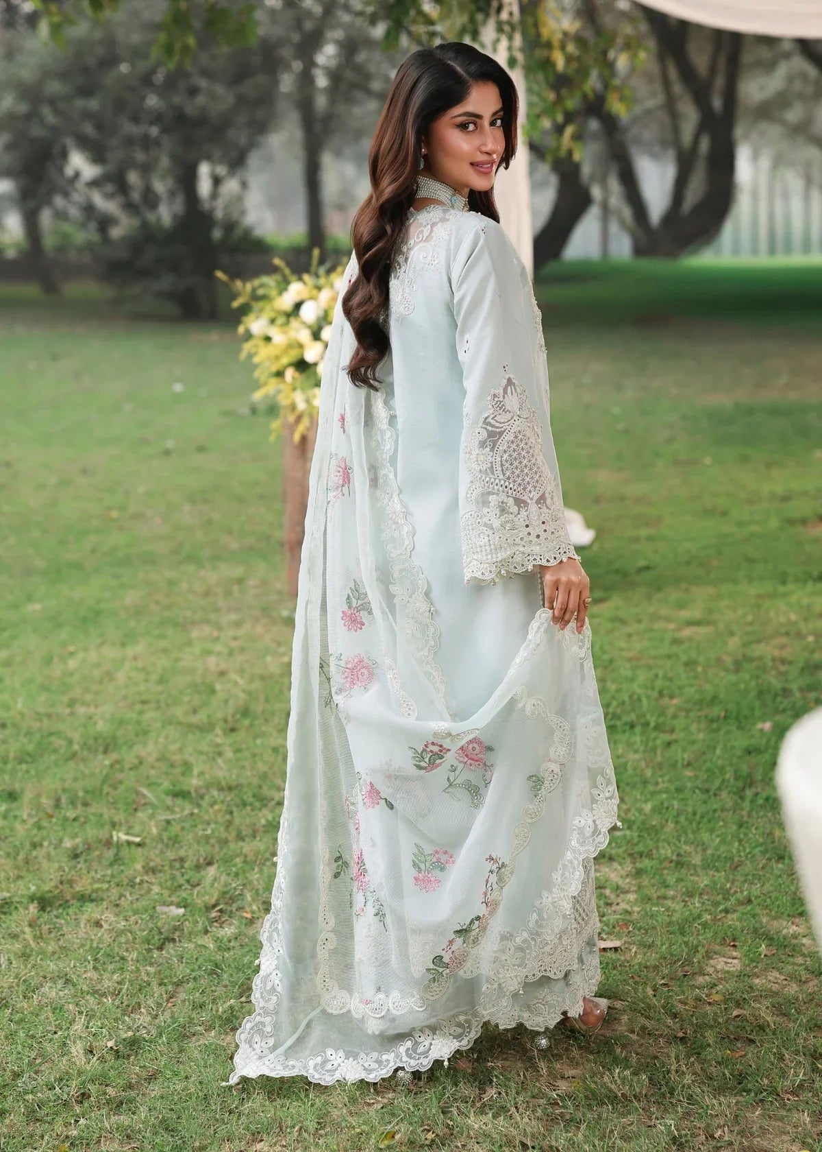 Sardinia Tales of Petals Luxury Lawn Collection 01 OCEAN WAVES Unstitched