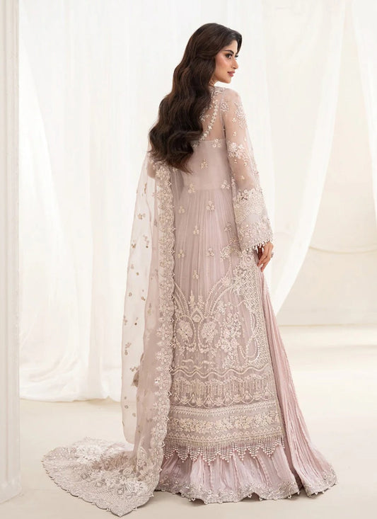 Ela Luxury Organza Embroidered Unstitched 3PC Suit