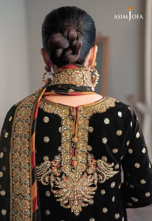 Asim Jofa - The Ayeza Edit Makhmal Royal Velvet Collection Unstitched 3 Pc