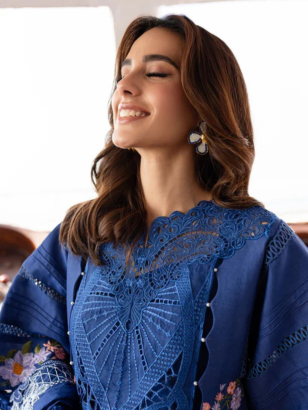 Parishay - Luxury Lawn Embroidered 3 Pc Unstitched Monaco