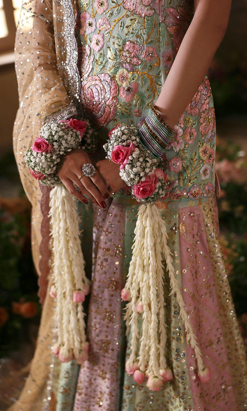 Nomi Ansari Luxury Raw Silk Embroidered Unstitched 3PC Suit - Rosebud