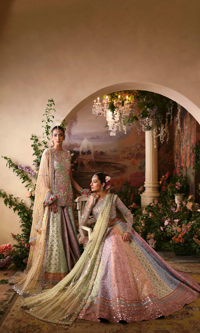 Nomi Ansari Luxury Raw Silk Embroidered Unstitched 3PC Suit - Rosebud
