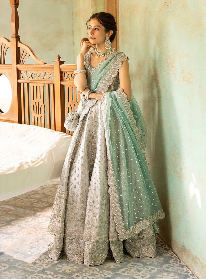 Zainab Chottani Net Embroidered 3 Piece Unstitched Shahnoor