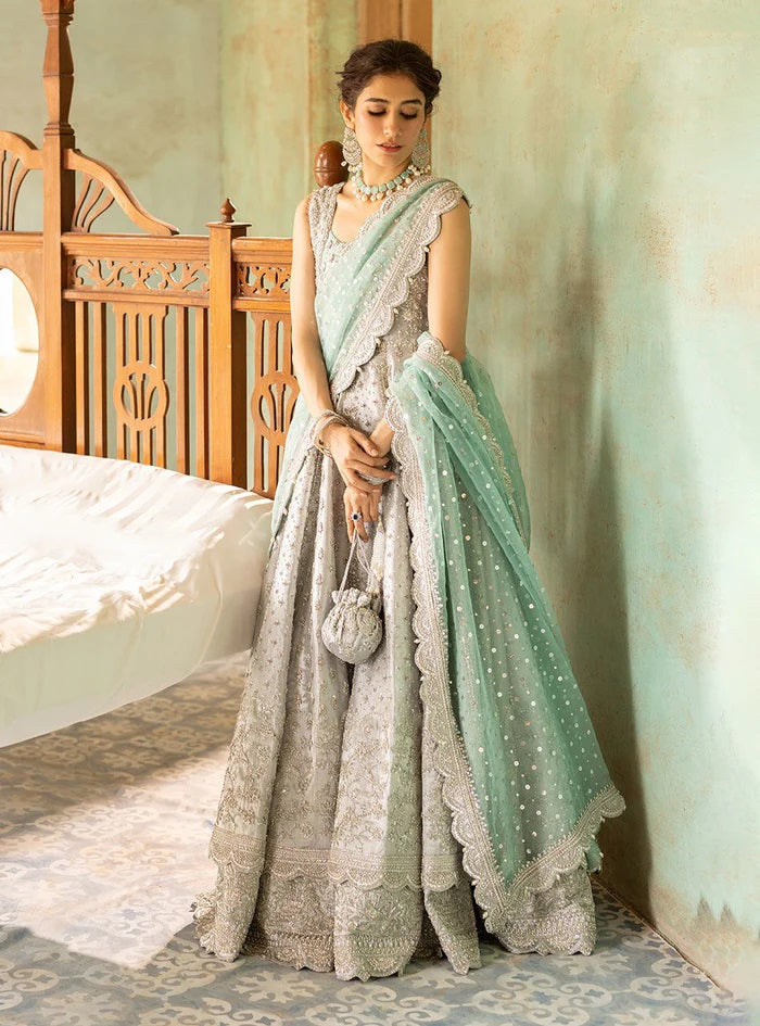 Zainab Chottani Net Embroidered 3 Piece Unstitched Shahnoor
