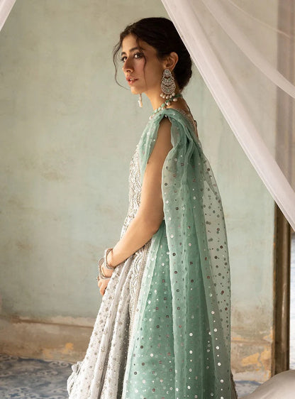 Zainab Chottani Net Embroidered 3 Piece Unstitched Shahnoor