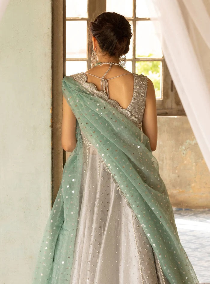 Zainab Chottani Net Embroidered 3 Piece Unstitched Shahnoor