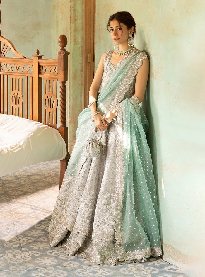 Zainab Chottani Net Embroidered 3 Piece Unstitched Shahnoor