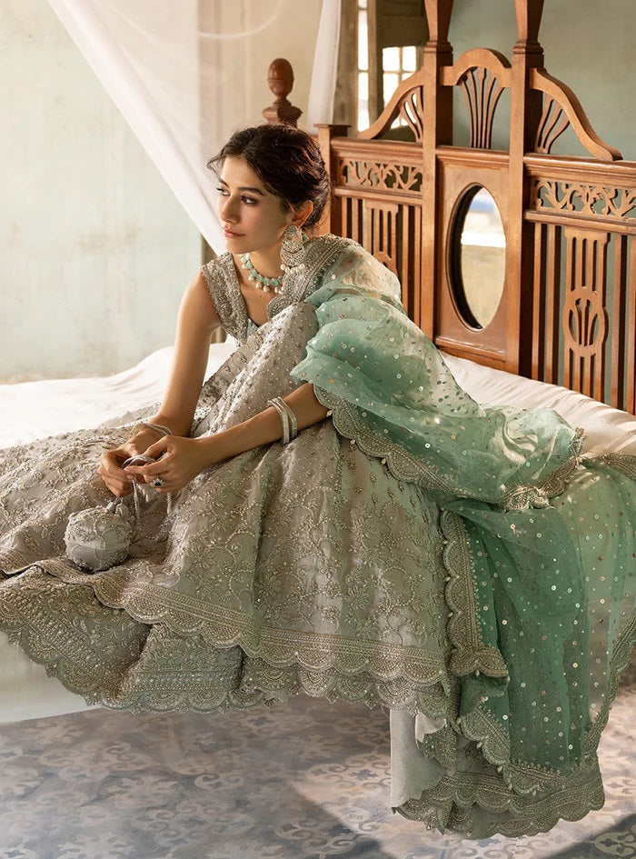 Zainab Chottani Net Embroidered 3 Piece Unstitched Shahnoor