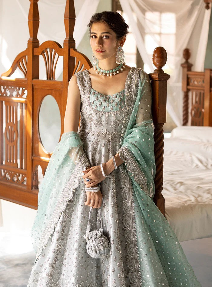 Zainab Chottani Net Embroidered 3 Piece Unstitched Shahnoor