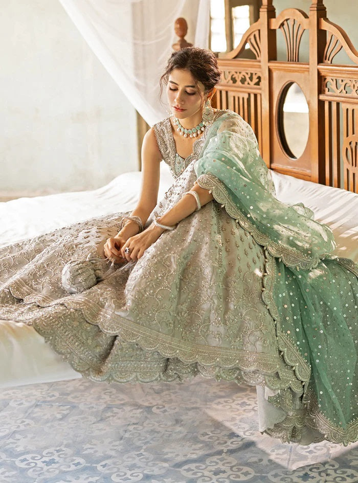Zainab Chottani Net Embroidered 3 Piece Unstitched Shahnoor