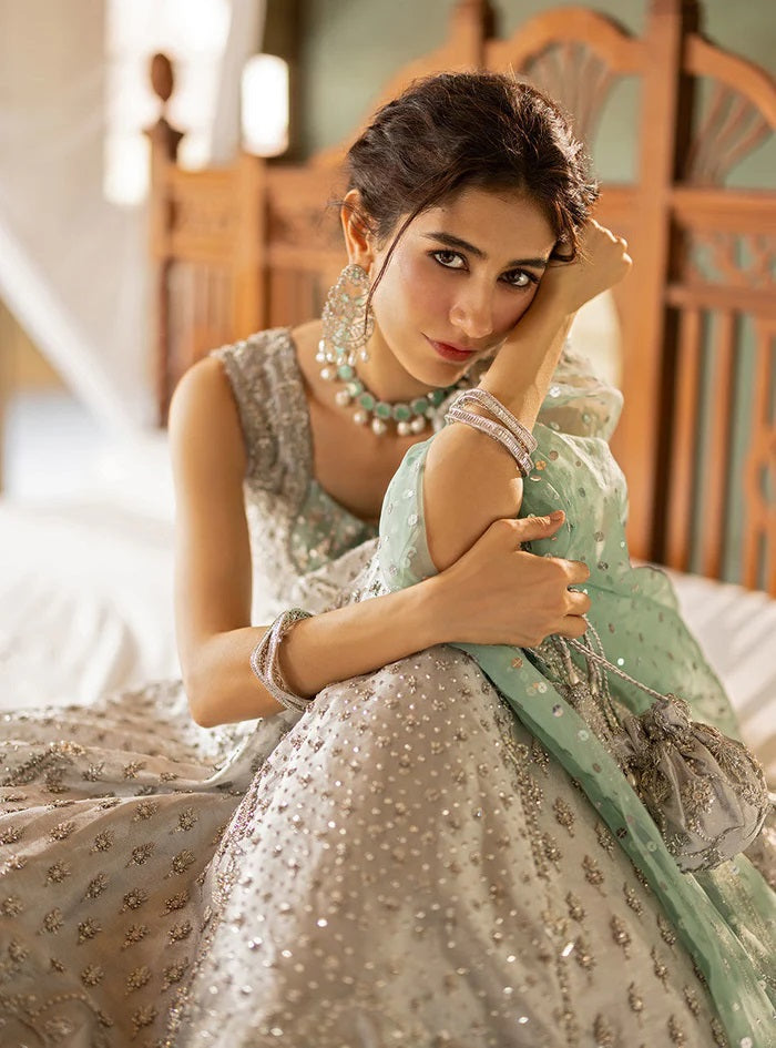 Zainab Chottani Net Embroidered 3 Piece Unstitched Shahnoor