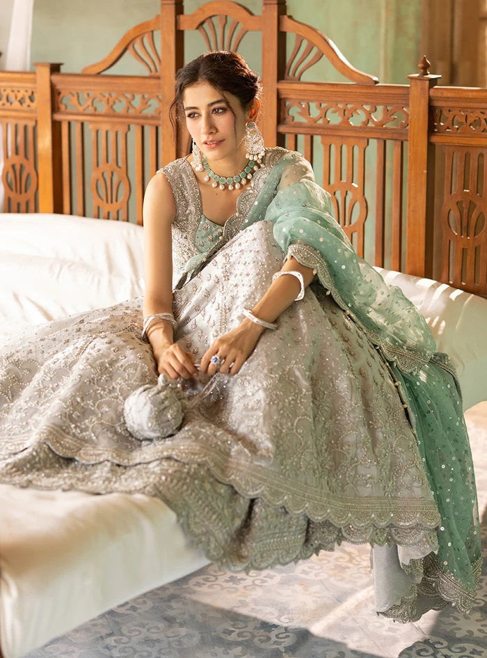 Zainab Chottani Net Embroidered 3 Piece Unstitched Shahnoor