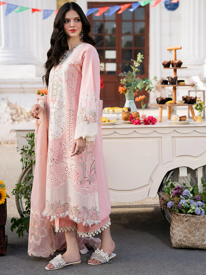 Bin Ilyas Luxury Lawn Embroidered 3 Piece Unstitched KLARA