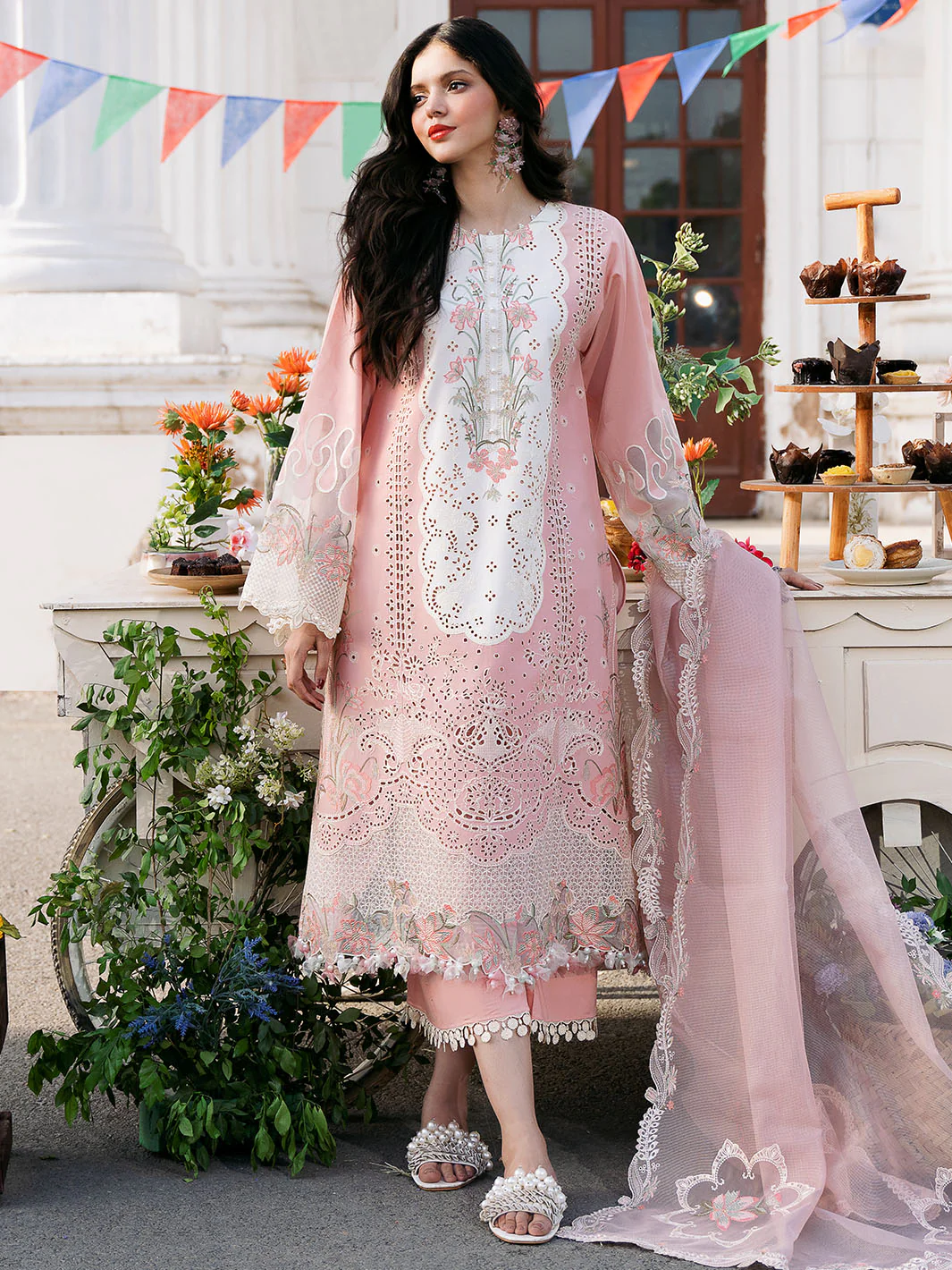 Bin Ilyas Luxury Lawn Embroidered 3 Piece Unstitched KLARA