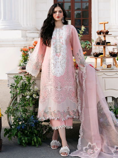 Bin Ilyas Luxury Lawn Embroidered 3 Piece Unstitched KLARA