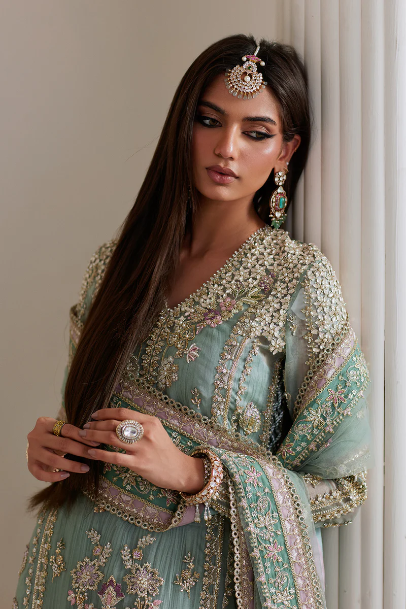 Saad Bin Shahzad Luxury Hand Emblishment Organza Embroidered Collection