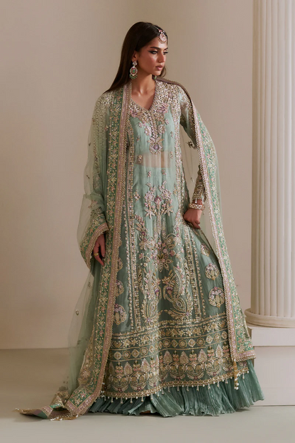 Saad Bin Shahzad Luxury Hand Emblishment Organza Embroidered Collection