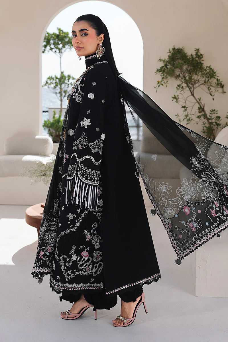 Qalamkar Luxury Lawn 3 Pc Embroidered Suit LIANA Eid Collection