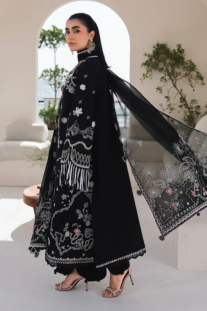Qalamkar Luxury Lawn 3 Pc Embroidered Suit LIANA Eid Collection