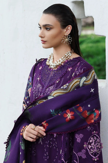 Qalamkar - IRIS | Lawn Embroidered 3 Piece Unstitched