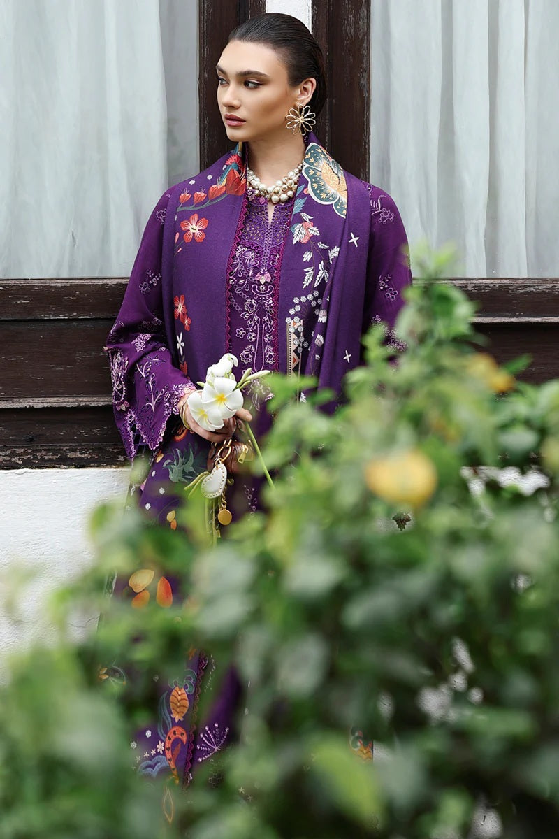 Qalamkar - IRIS | Lawn Embroidered 3 Piece Unstitched