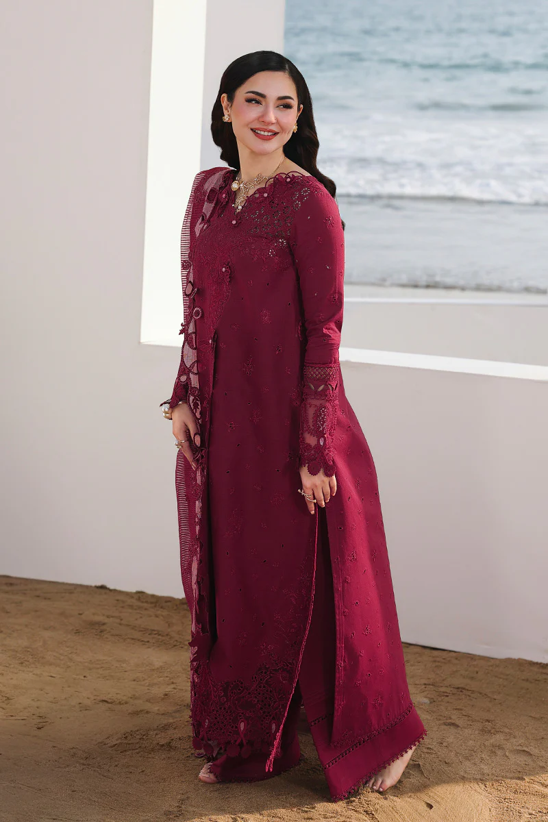 Qalamkar Luxury Lawn Embroidered Collection NELAM