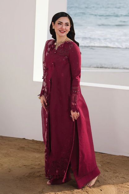 Qalamkar Luxury Lawn Embroidered Collection NELAM