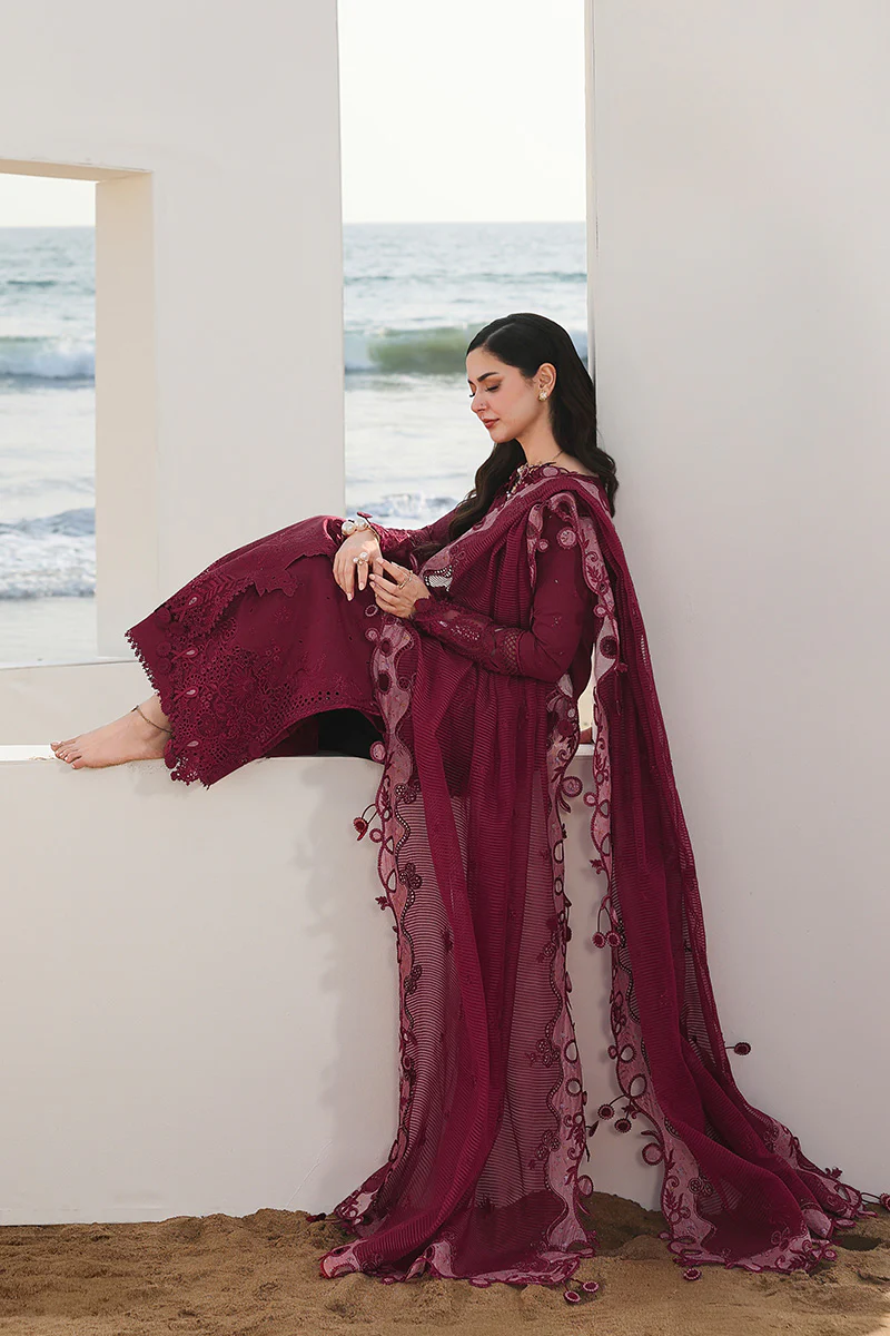 Qalamkar Luxury Lawn Embroidered Collection NELAM