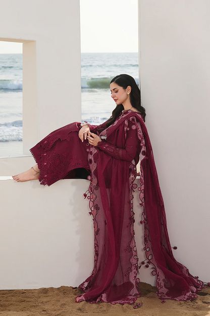 Qalamkar Luxury Lawn Embroidered Collection NELAM