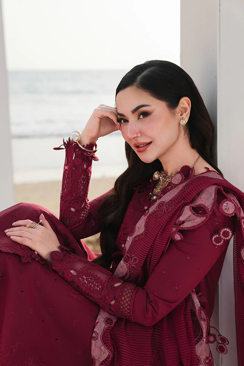 Qalamkar Luxury Lawn Embroidered Collection NELAM
