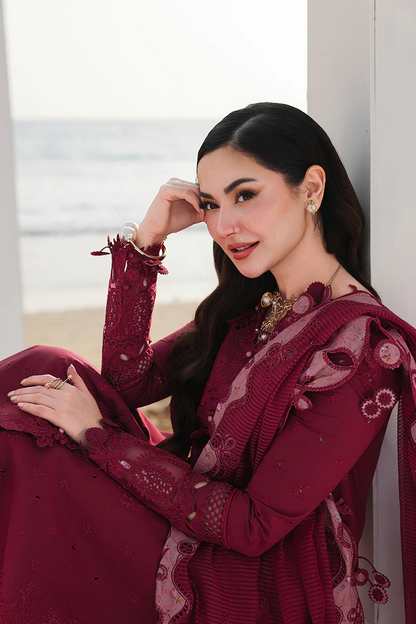 Qalamkar Luxury Lawn Embroidered Collection NELAM