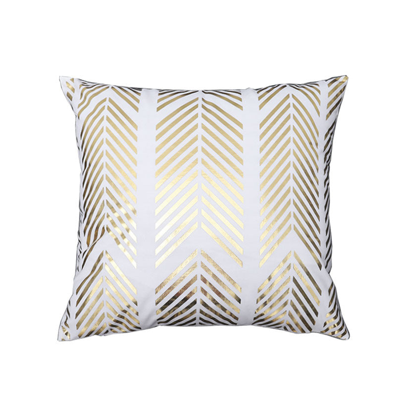 Gilding Geometric Pineapple Pillow Cover Minimalist Creative Pillow Cover