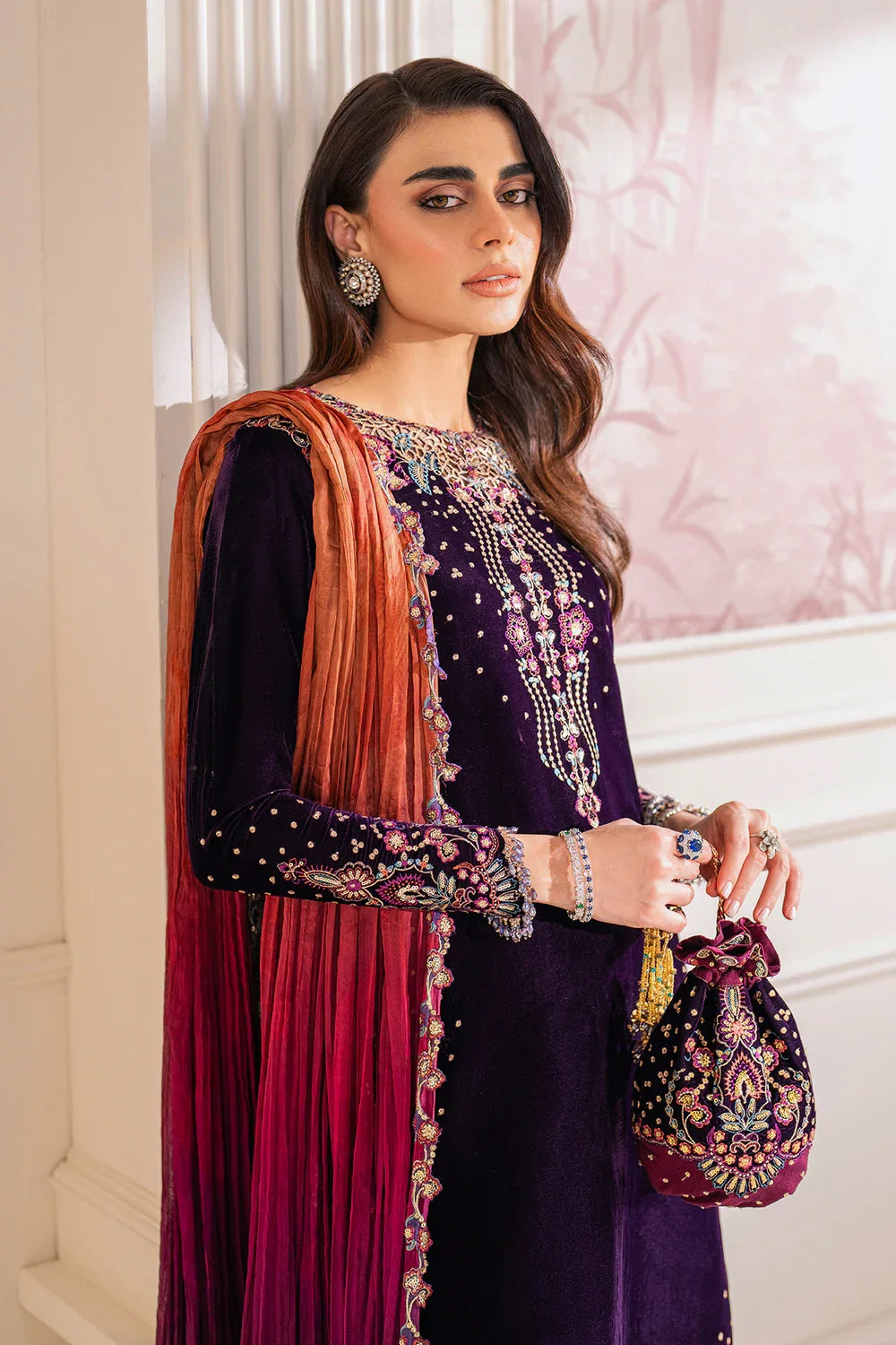Baroque Luxury Formals Velvet Collection Unstitched
