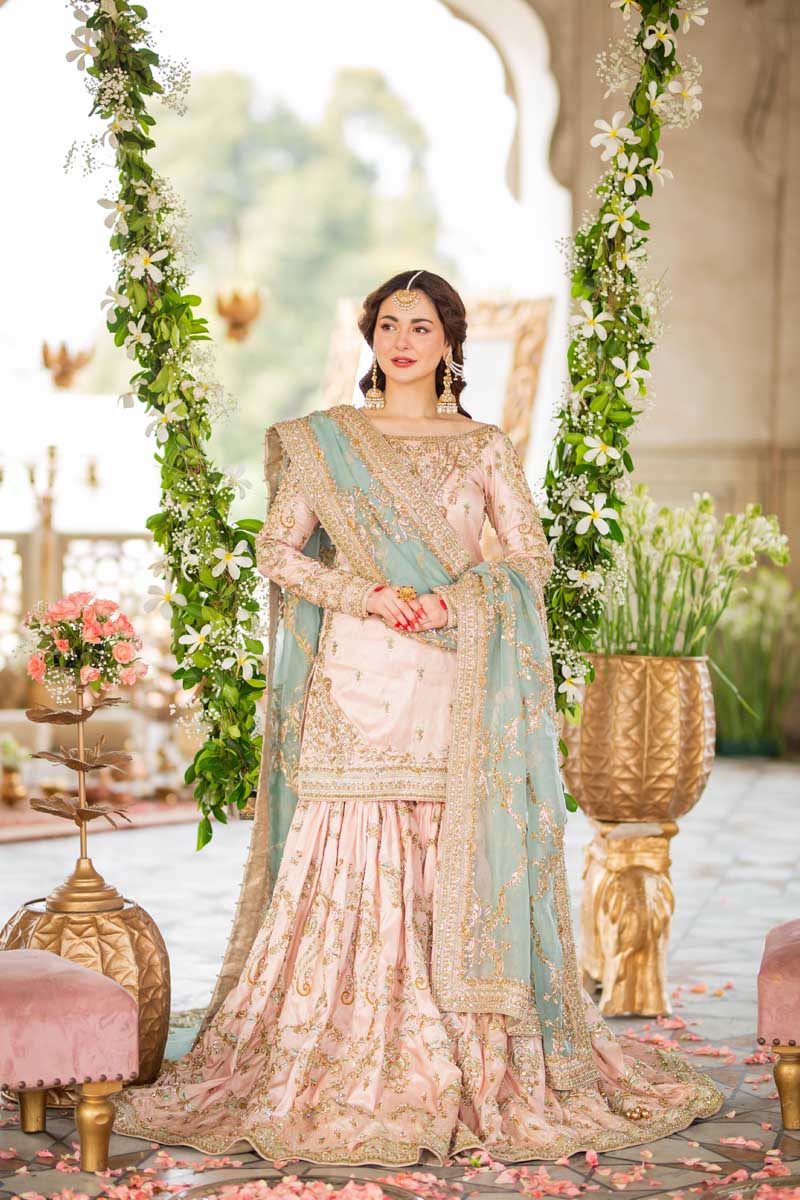 Maha Wajahat Net Embroidered Luxury Wedding Festive Unstitched Collection Mahi