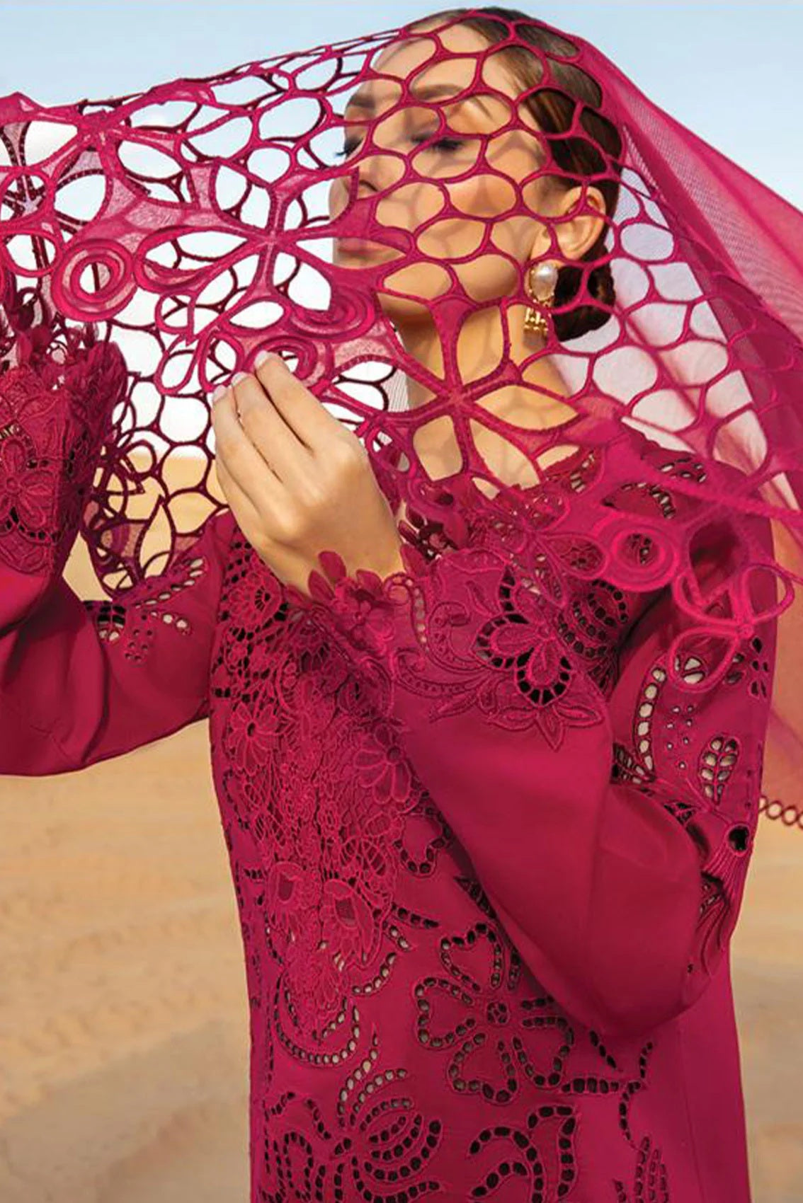 Rang Rasiya - Luxury Lawn Embroidered Unstitched 3 Piece - Rameen