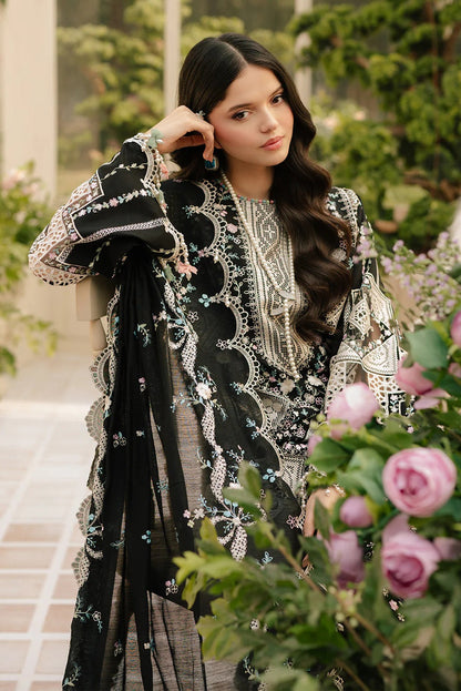 Bin Lawn Embroidered 3 Piece Unstitched Fareesa