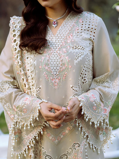 Bin Ilyas Luxury Embroidered Lawn Unstitched 3 Piece