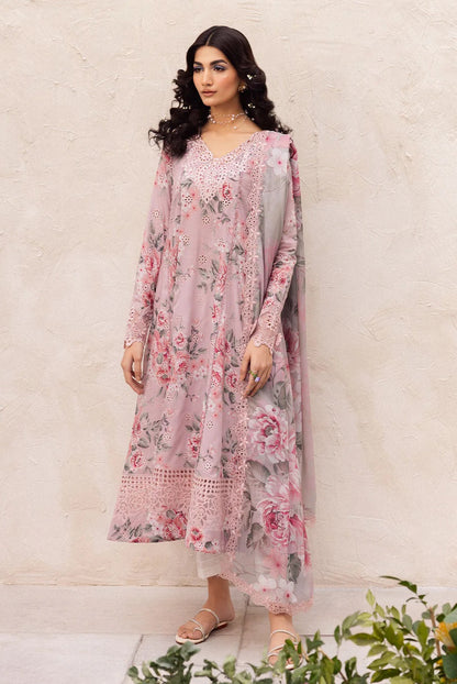 Iznik - Luxury Lawn Embroidered 3 Piece Unstitched - Dahlia