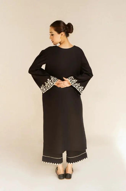 Urge 2PC Unstitched Lawn Embroidered Shirt with Embroidered Trousers
