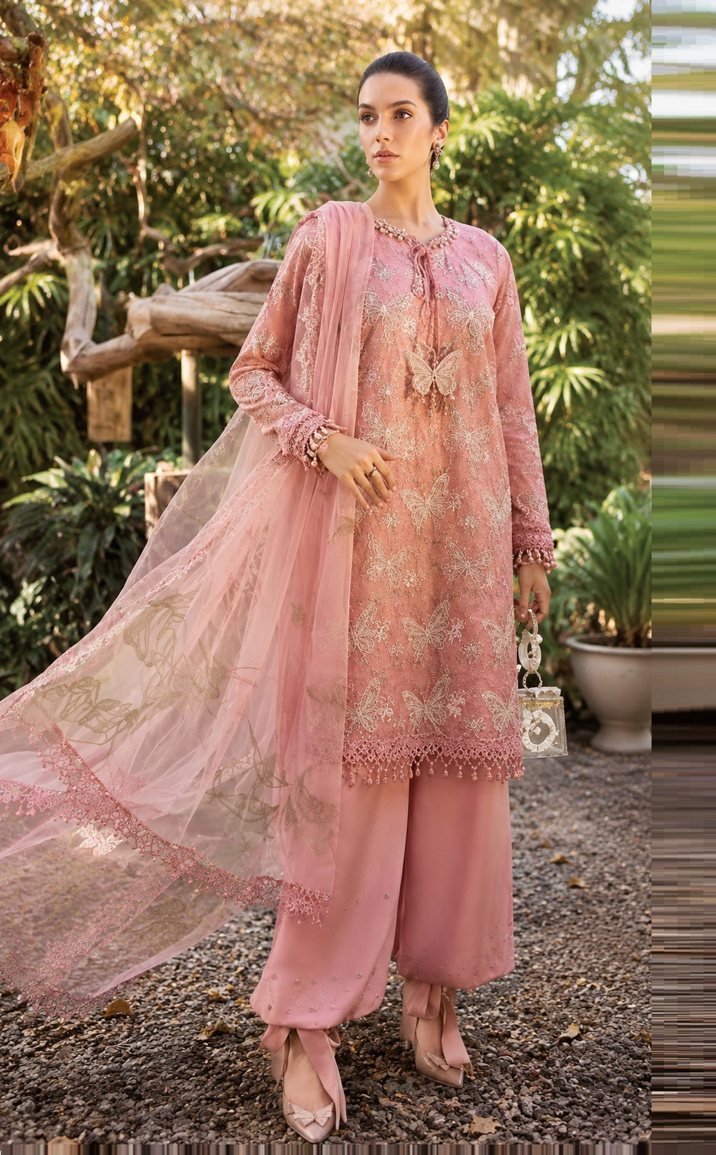 Maria B Luxury Embroidered Lawn 3Pc Unstitched Suit