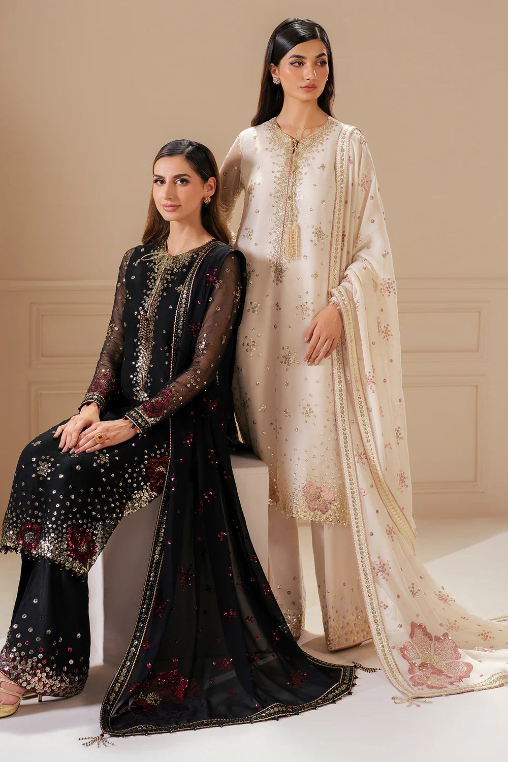 Jazmin Chiffon Embroidered 3 Piece Unstitched