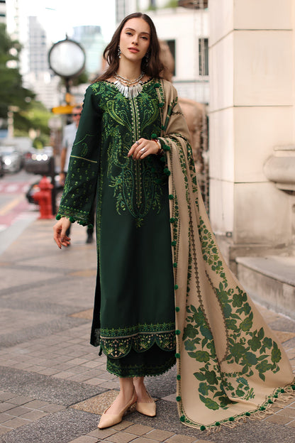 Charizma - 3PC Unstitched Dhanak Embroidered Shirt with Pashmina Printed Dupatta and Trouser