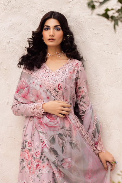 Iznik - Luxury Lawn Embroidered 3 Piece Unstitched - Dahlia