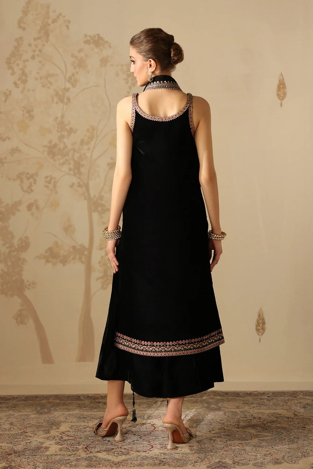 Baroque Luxury Embroidered Velvet Collection Unstitched Flora
