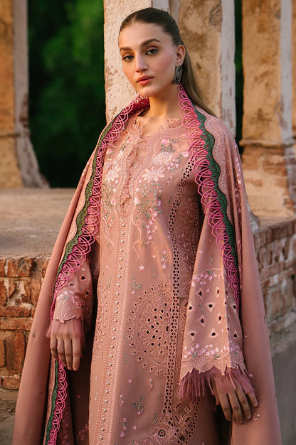 Bin Ilyas - Gulabi Baagh - Lawn Embroidered 3 Piece Collection 152 A