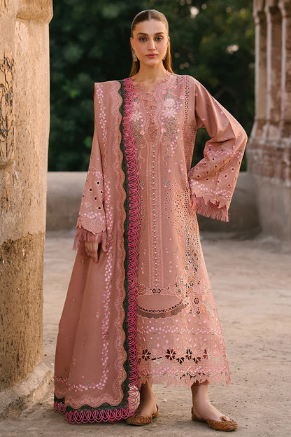 Bin Ilyas - Gulabi Baagh - Lawn Embroidered 3 Piece Collection 152 A